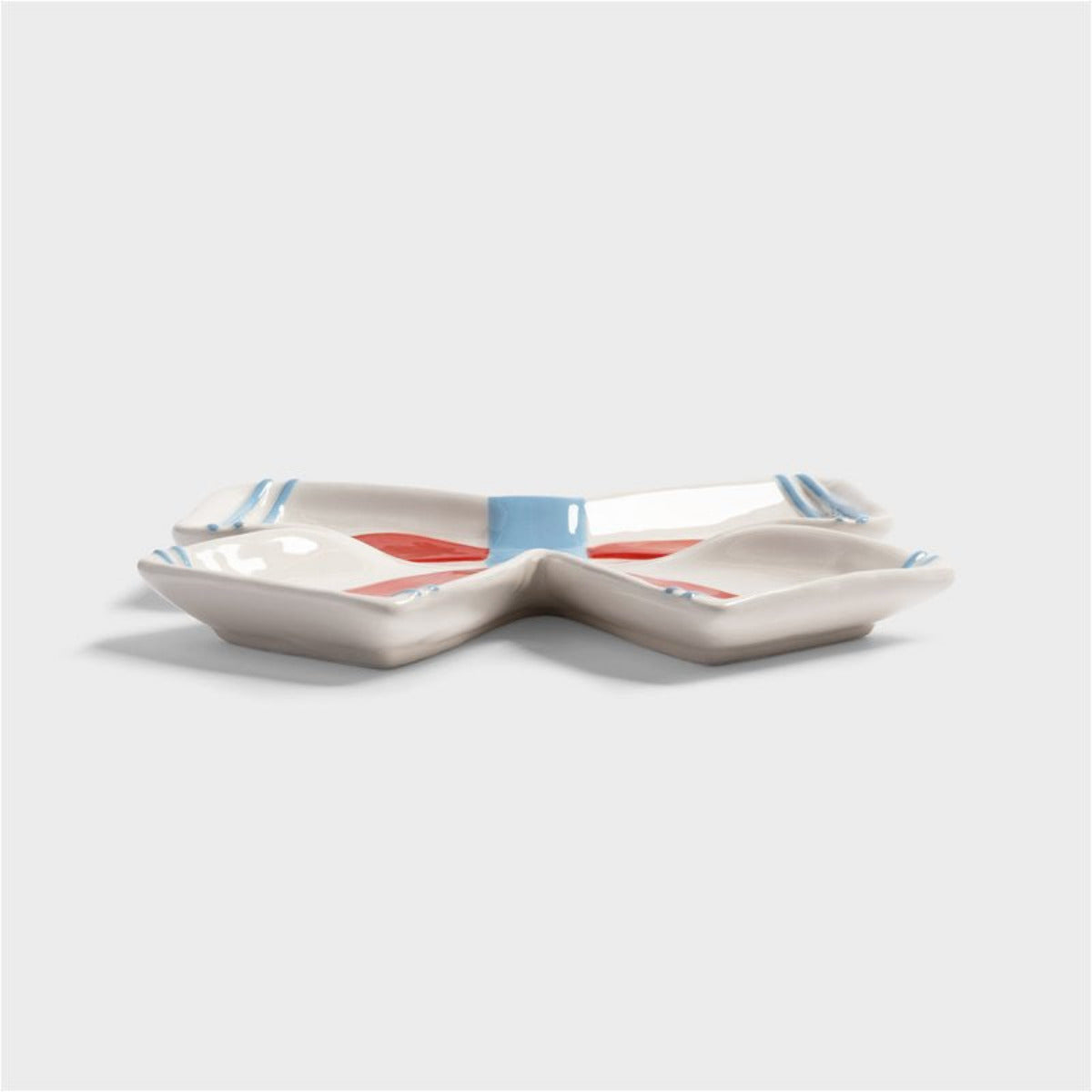 &Klevering Plate ribbon off white