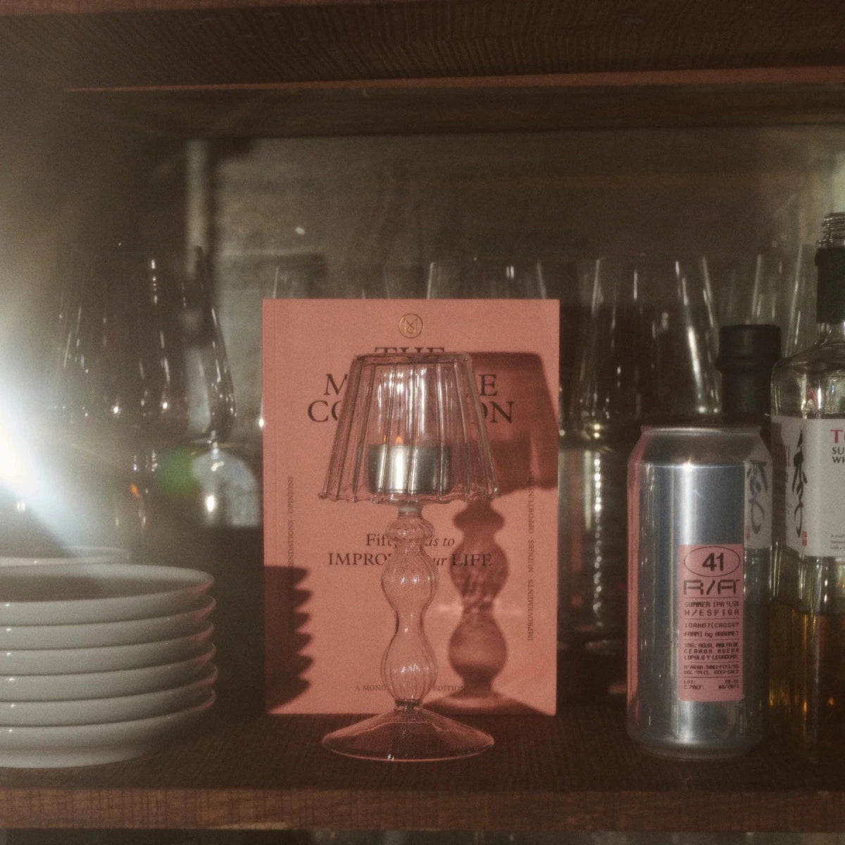 LEPELCLUB Dolly Candle Lantern Clear