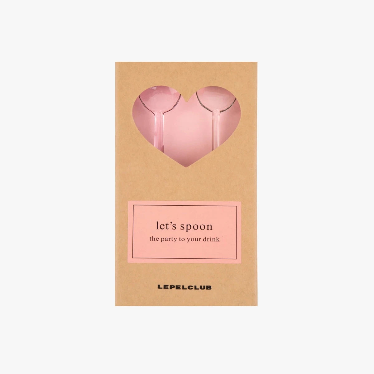 LEPELCLUB Set of two Heart Spoons