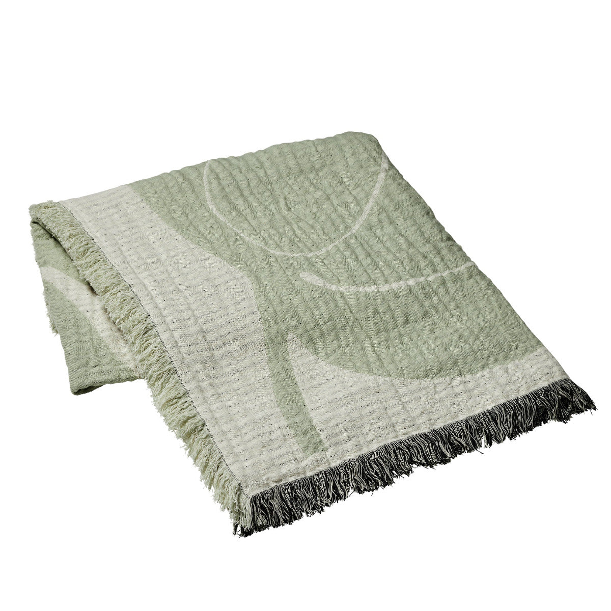 herbert pläd från broste copenhagen herbert throw, Mjuk och härlig pläd i vårens härliga, gröna färg. Svep in dig i dessa mysiga blad eller låt den smycka soffa, säng eller fåtölj.