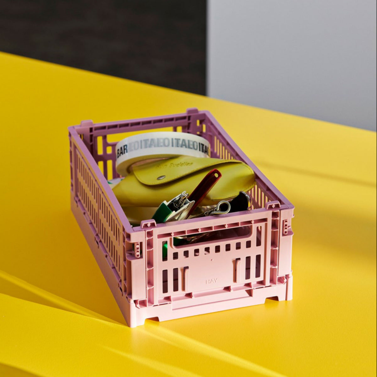 HAY Colour Crate Small Dusty rose