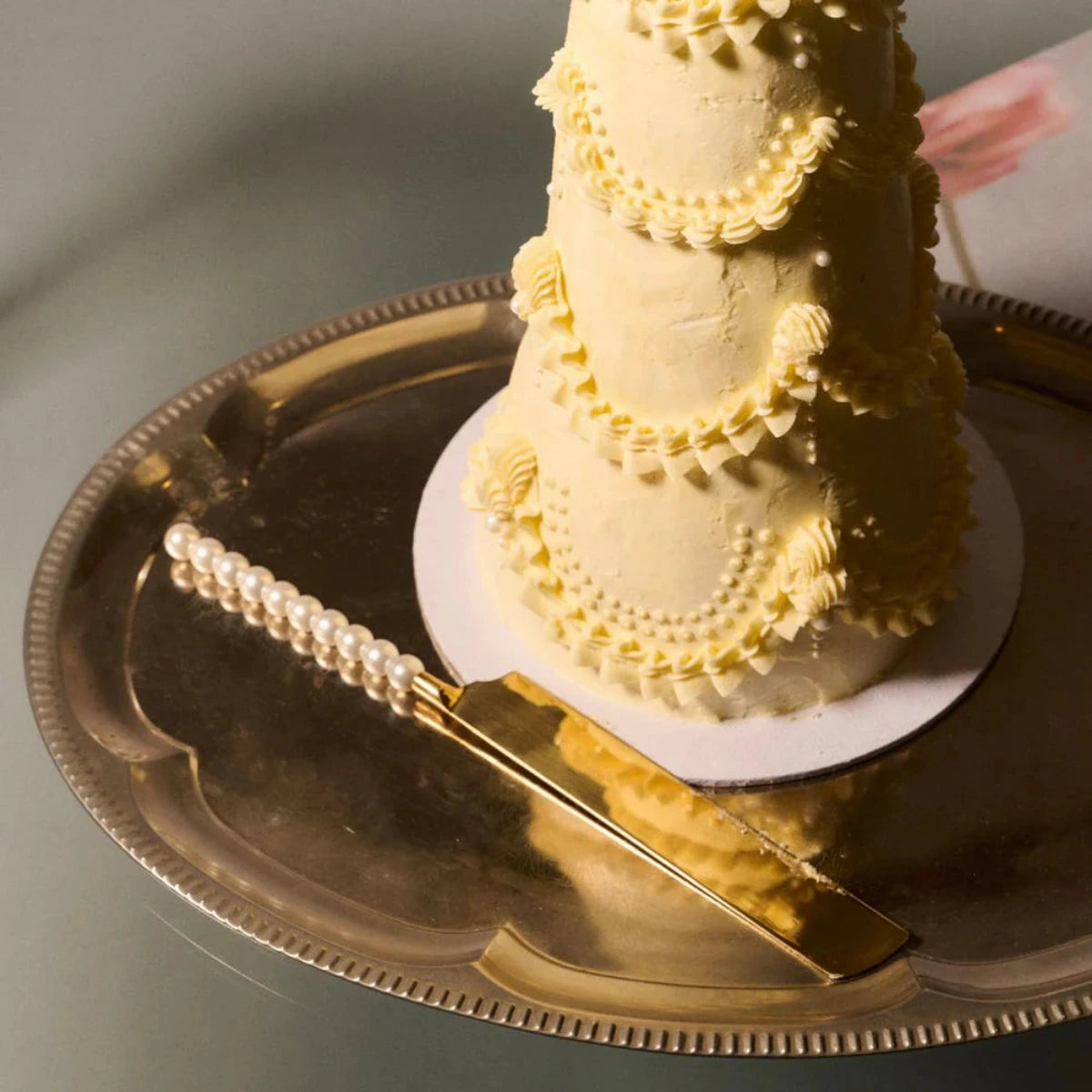 Lepelclub Pearl Cake Knife