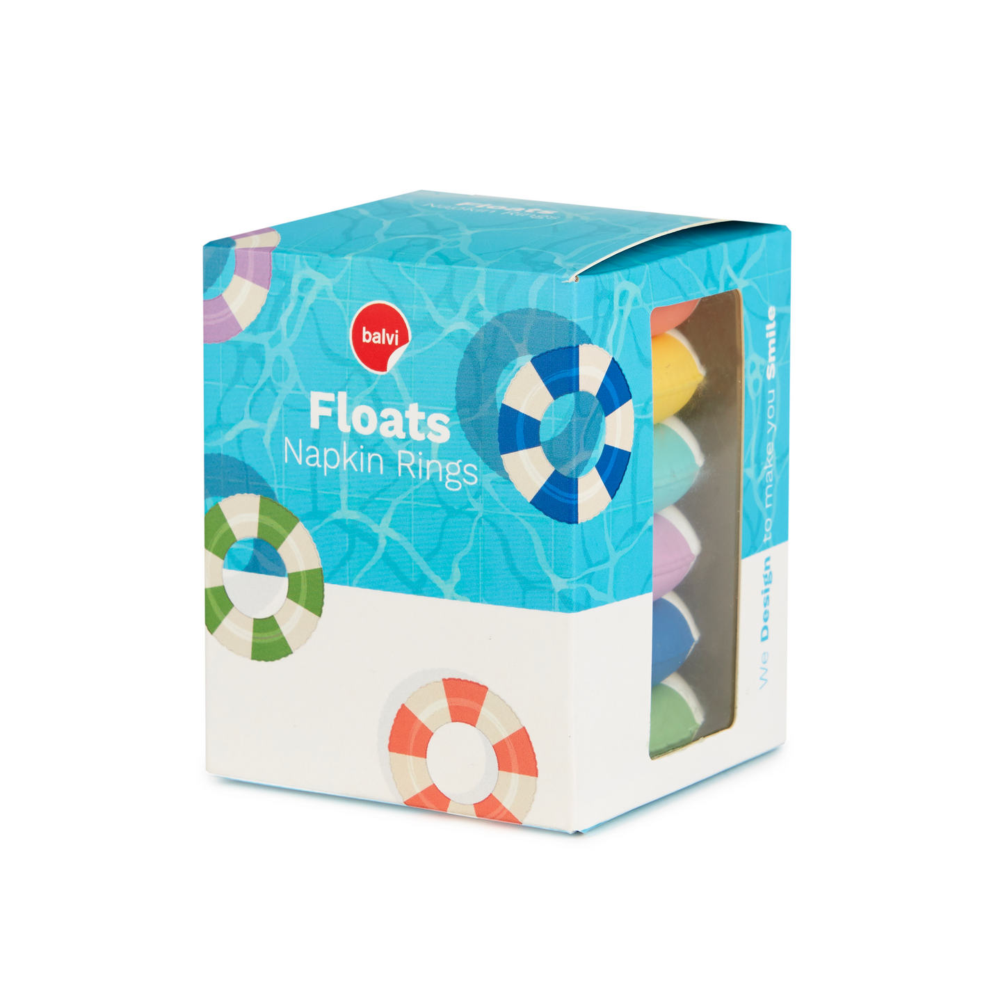 Servettringar Floats 6-pack