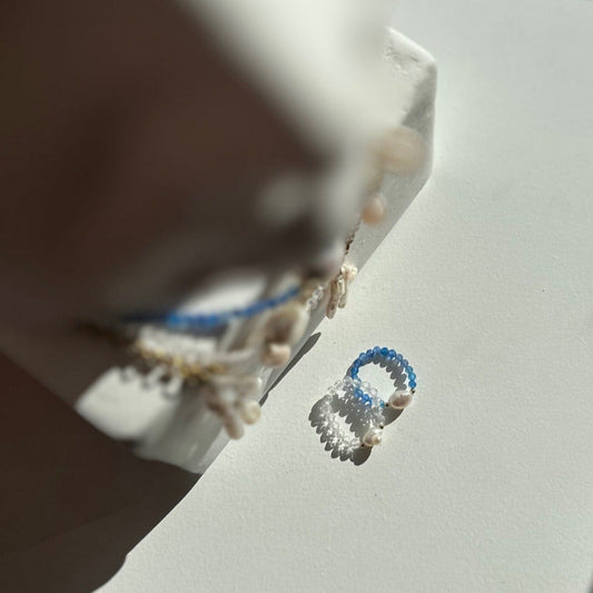 MASSI Blue Crystal Ring