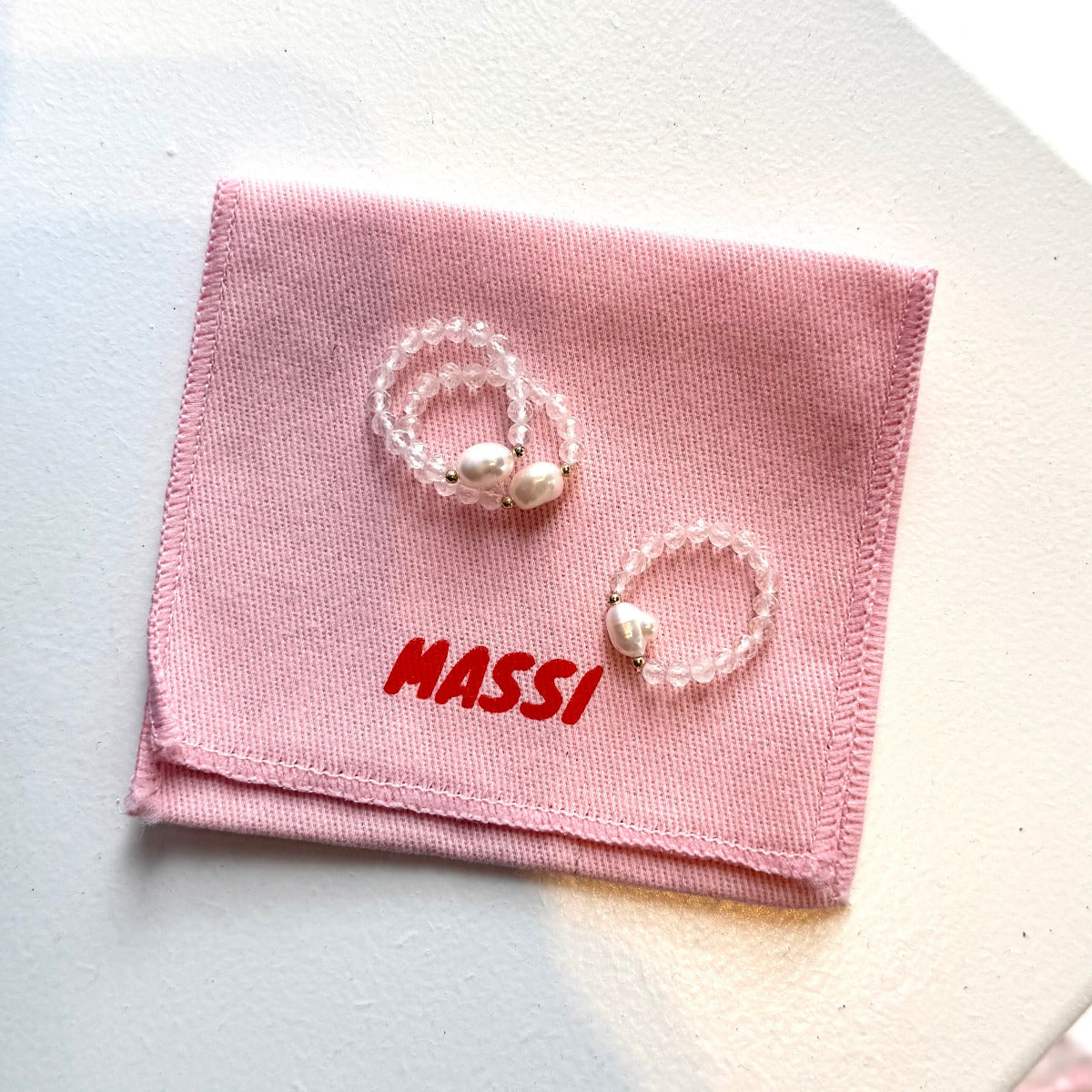 MASSI White Crystal Ring