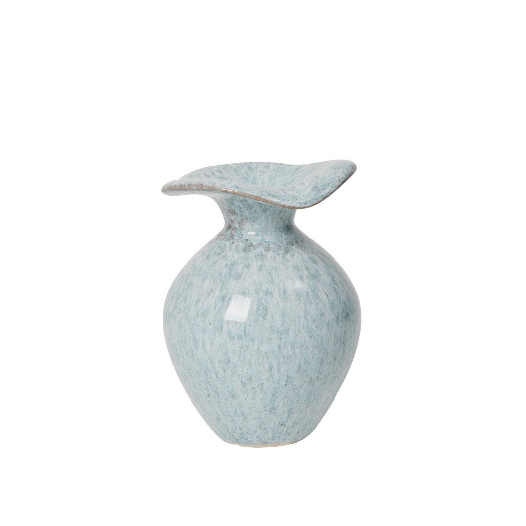 Florentina vas XS ljusblå från Broste Copenhagen. Vas i blankt glaserat stengods.