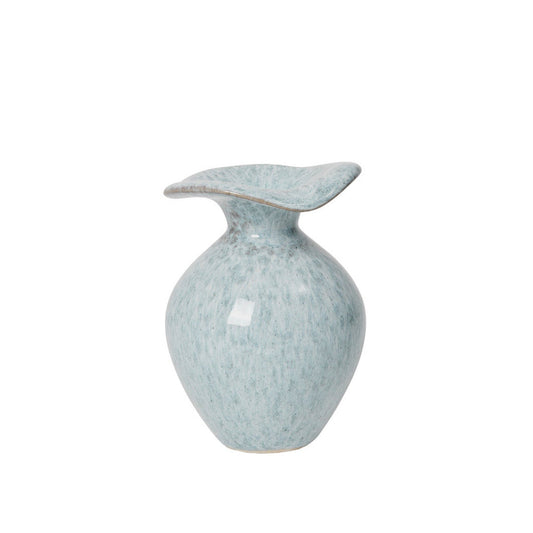 Florentina vas XS ljusblå från Broste Copenhagen. Vas i blankt glaserat stengods.