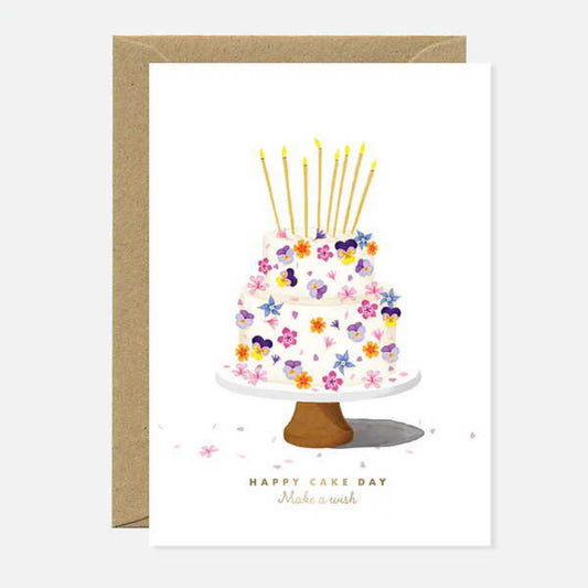 Kort Happy Cake Day Make a wish atws.