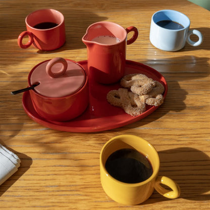 &Klevering Mugg Chiquito ockra 2-pack