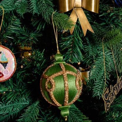 Anna+Nina Golden Fern Ornament