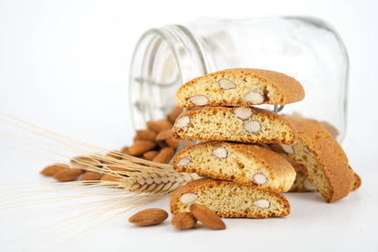 275 cantuccini med mandel och pistage, toskansk tradition, handgjorda i Italien