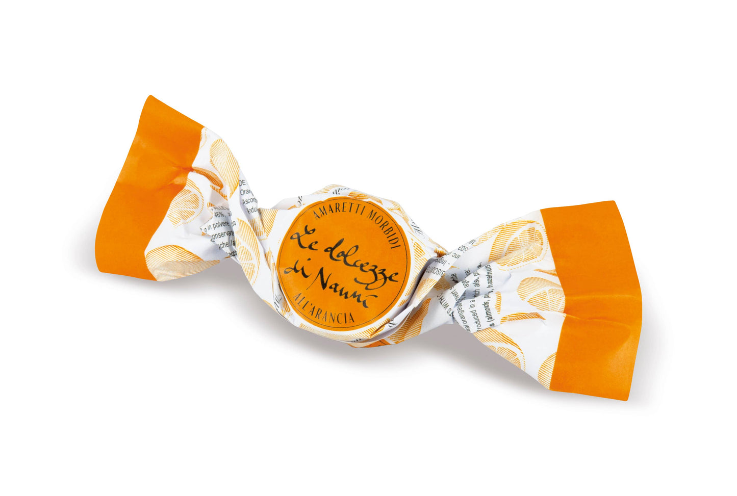 I elegant portionsförpackning, 120 g. Mjukt och smakrikt mandelmjöl, tillverkat uteslutande med minst 42 % mandel. Med naturlig apelsinsmak, perfekt att servera efter måltiden eller som ett njutbart mellanmål när som helst på dagen. Passar bra till frukost eller fika med te, kaffe eller cappuccino. Tillverkade i Italien. amaretti morbidi.