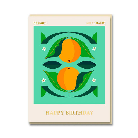Kort Oranges Happy Birthday