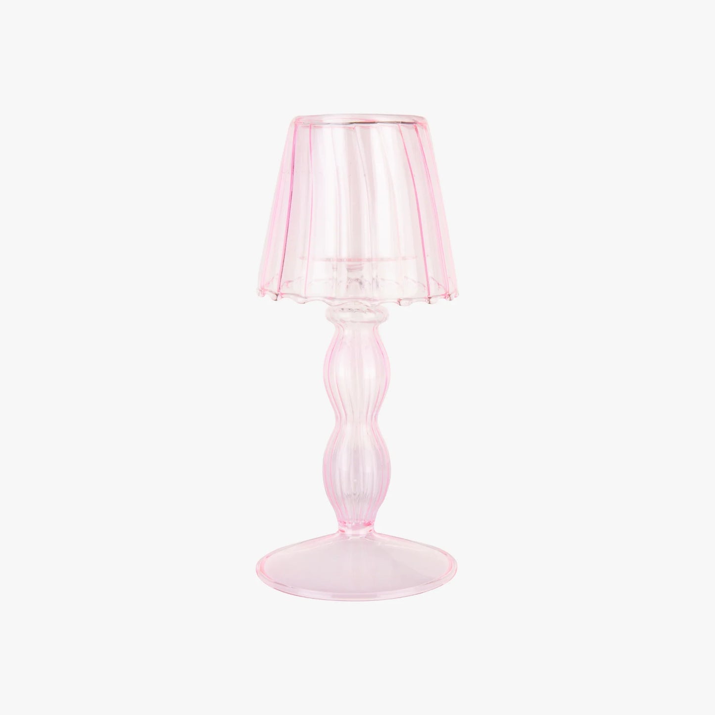 LEPELCLUB Polly candle lantern pink