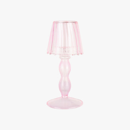 LEPELCLUB Polly candle lantern pink