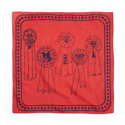 HAY Dogs Scarf red