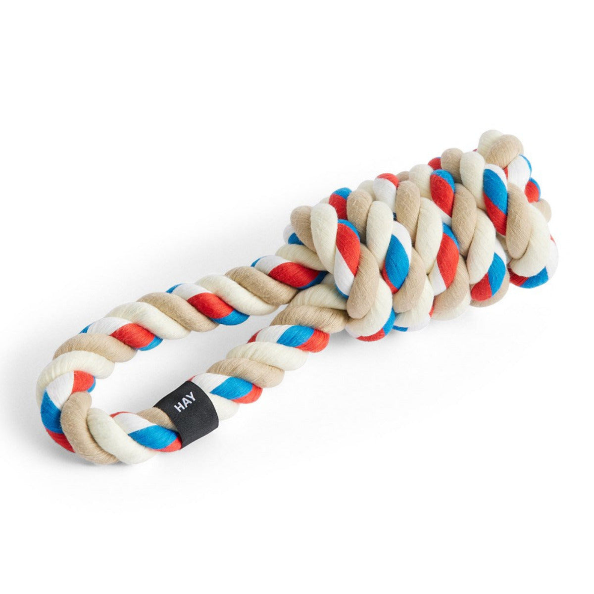 HAY Dogs Rope Toy hundleksak red, turquoise, off-white