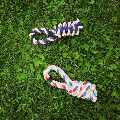 HAY Dogs Rope Toy hundleksak blue, purple, ochre