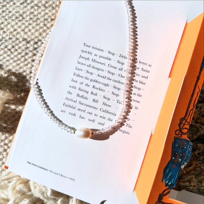 MASSI Jewelry Crystal Clear Necklace