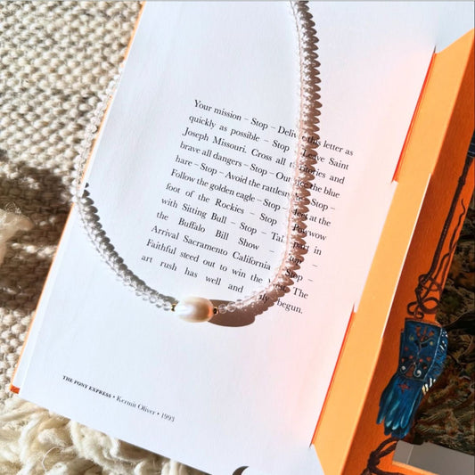 MASSI Jewelry Crystal Clear Necklace
