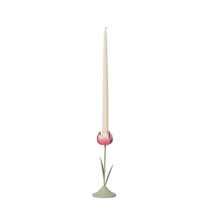 tulip ljusstake broste copenhagen "Med en enkel tulipan..."
Vi kunde ej motstå dessa fina som kommer i gult och rosa. Kul att ge bort istället för en blomma, dessa håller mycket längre och är fina att plocka fram år efter år.

Mått: Ø8 x H22 cm
Material: Pulverlackerat stål