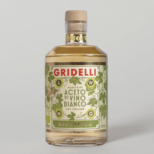 GRIDELLI Aceto di vino bianco, 500 ml, organic