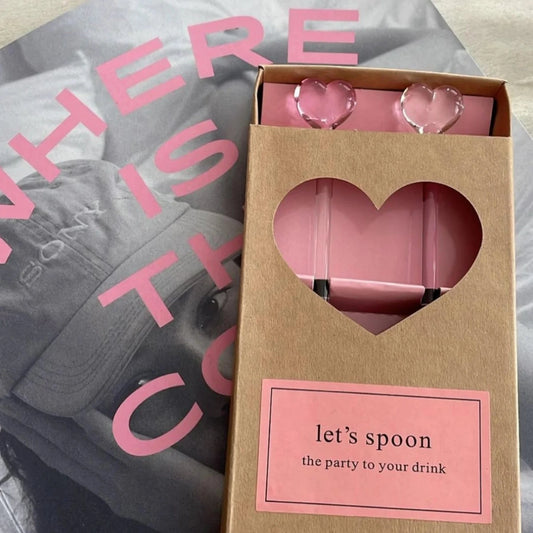 LEPELCLUB Set of two Heart Spoons