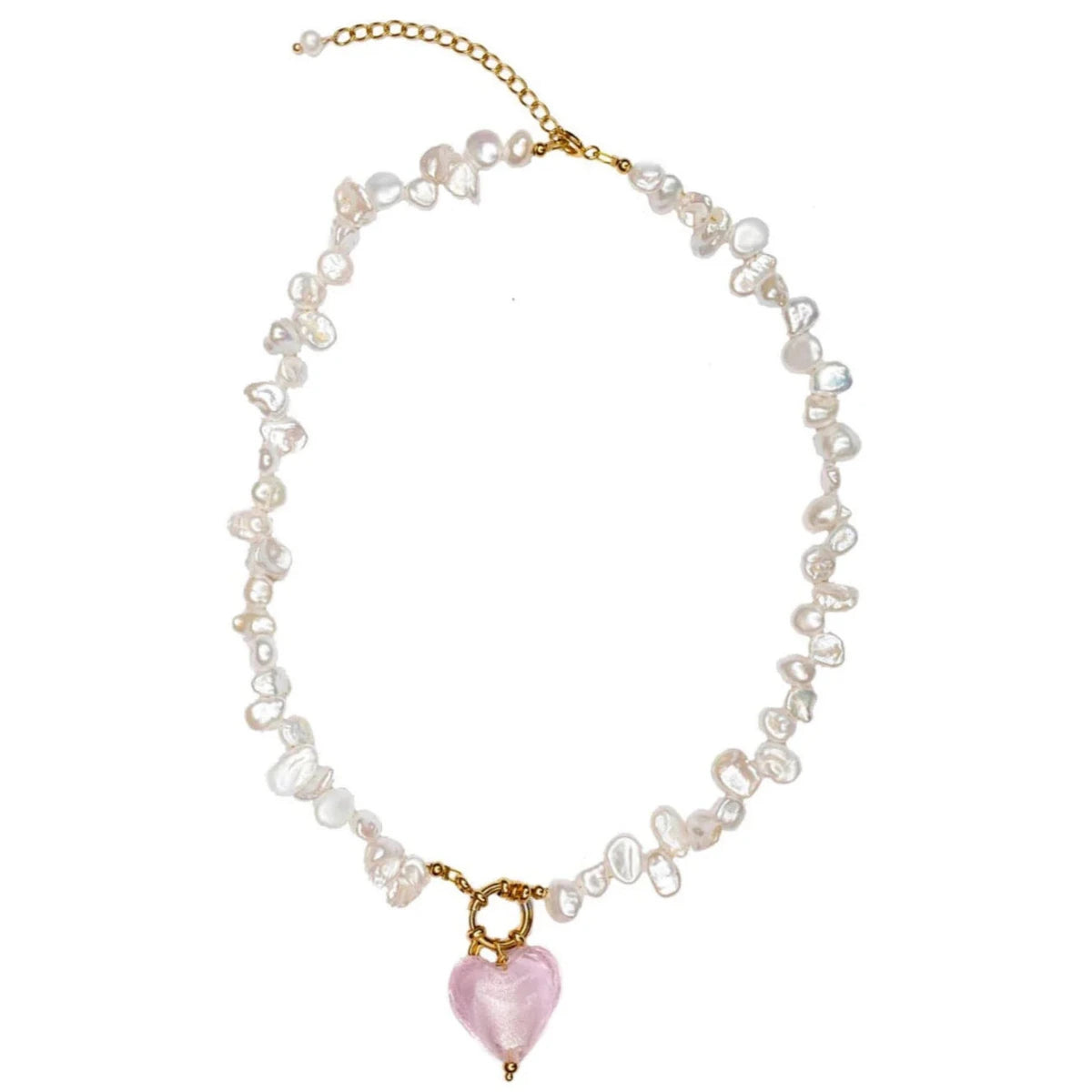 MASSI Jewelry MASSI Love pendant necklace pink