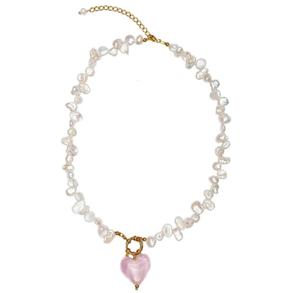 MASSI Jewelry MASSI Love pendant necklace pink