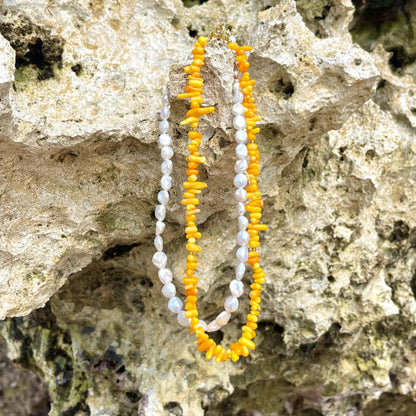 MASSI Jewelry Crispy Coral Necklace