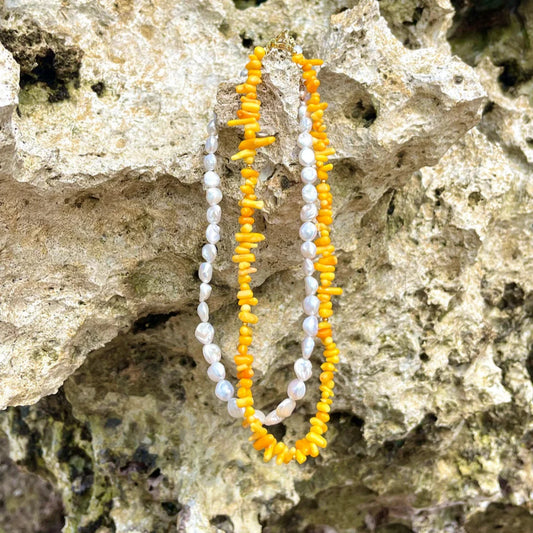 MASSI Jewelry Crispy Coral Necklace