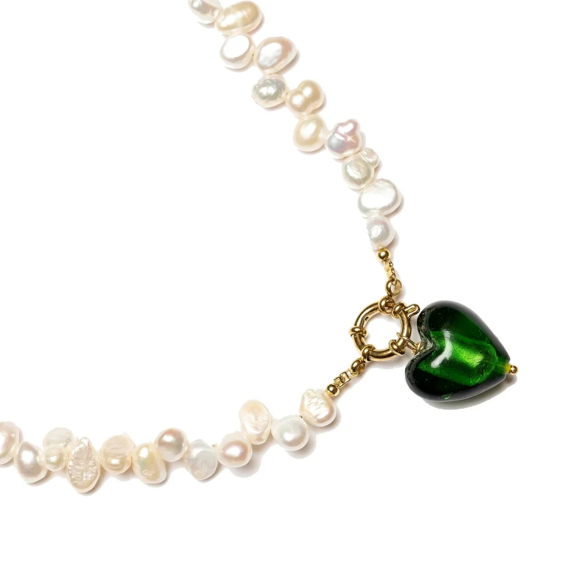 MASSI Love pendant necklace green 