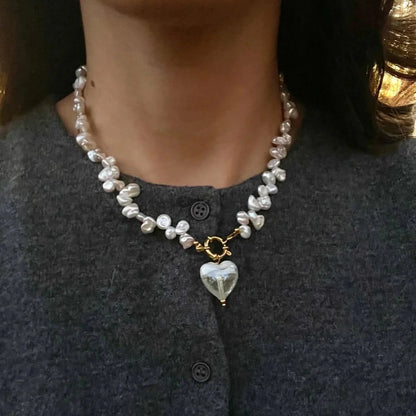 MASSI Jewelry MASSI Love pendant necklace white