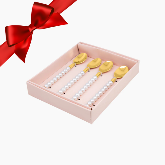 JULKLAPPSDEAL LEPELCLUB Set of pearl spoons 4-pack