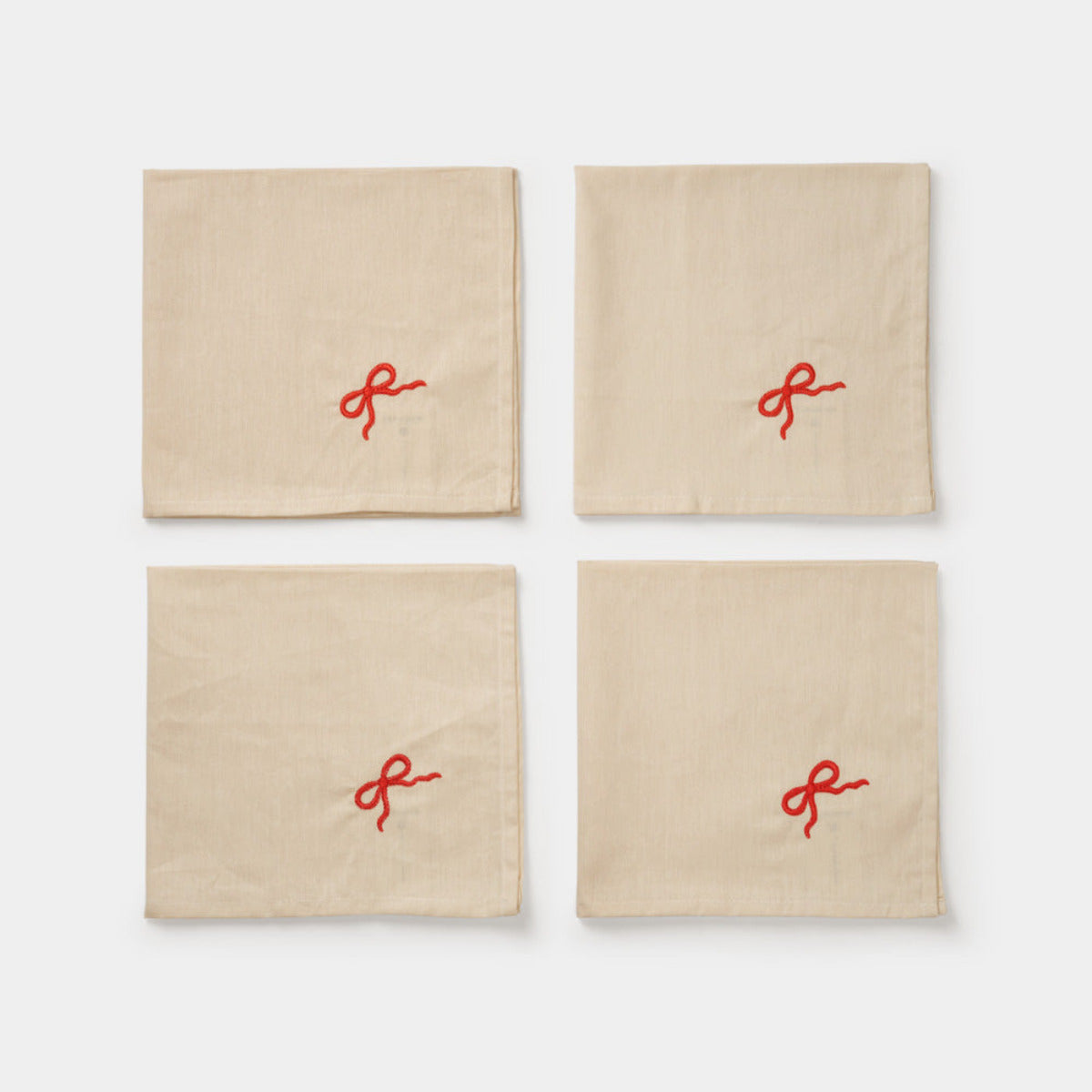 Midnatt Servetter 4-pack Bow