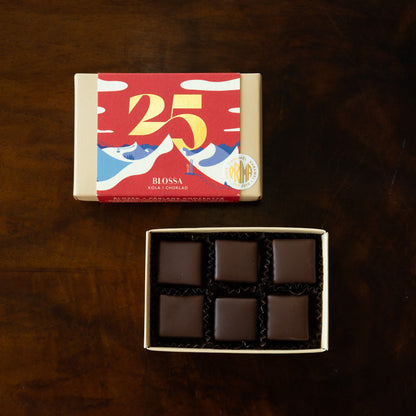 Pärlans Kola i choklad BLOSSA 6 bitar  ~ limited edition~