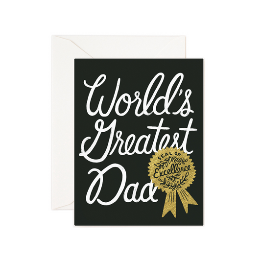 Kort World´s Greatest Dad Rifle Paper co.