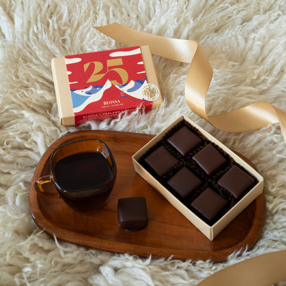 Pärlans Kola i choklad BLOSSA 6 bitar  ~ limited edition~